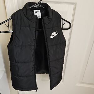 Nike Kids Black Quilted Vest